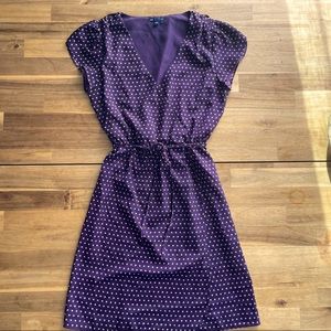 Gap Deep Purple Wrap Dress Small